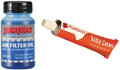 Glue, oil, and grease