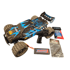 Used FTX Khaos 1/10 Brushless Truggy RTR - Blue