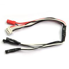 Charge cable for 3x 1S lipo with balancer cable (XH) for MCX - MSR etc.