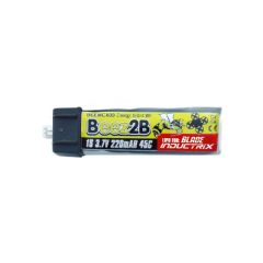 Beez2B 220mAh 1S 3.7V 45C LiPo Battery - Blade Inductrix (BEEMCX09)