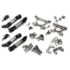 Integy VXHD Billet Machined Conversion Kit, Gray - Traxxas Rustler 4x4, Traxxas Hoss 4x4