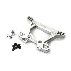 Integy VXHD Type CNC Rear Shock Tower, Silver - Traxxas Rustler 4x4, Traxxas Hoss 4x4