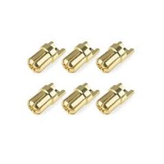 Team Corally Bullit Connector 6.5mm Male - 6 pieces