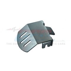 GPM - Aluminum Front/Rear Gear Box Bottom protector mount, Grey - Traxxas TRX-4
