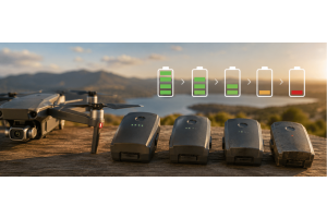 Hoe lang gaat een drone accu mee?