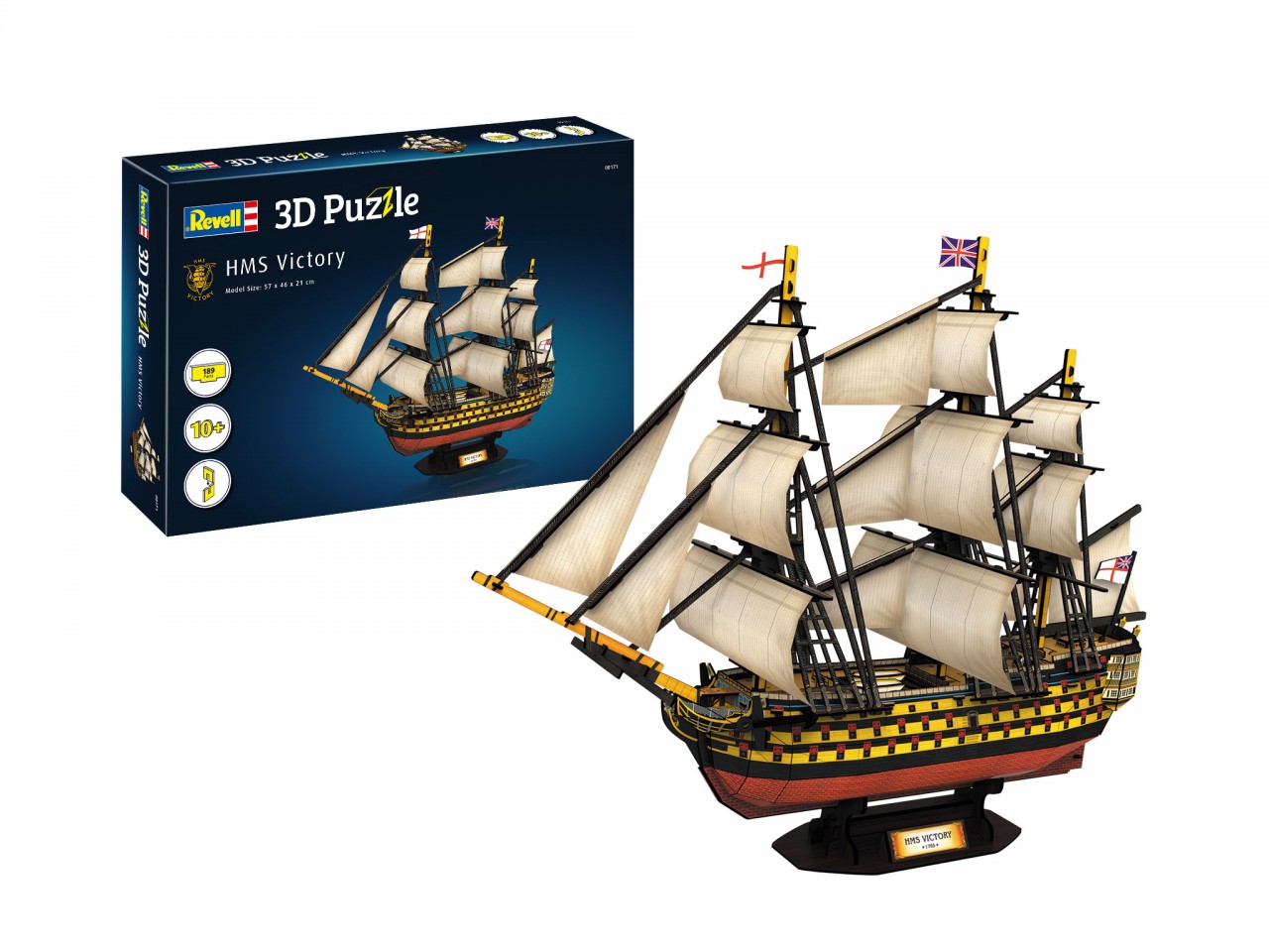 Revell 3D Puzzle RMS Victory (189 delen) afbeelding
