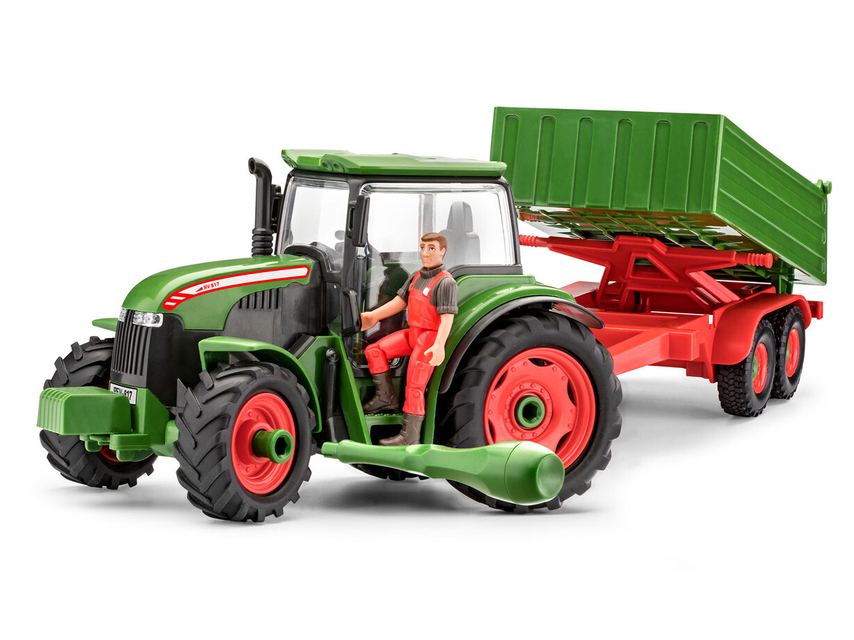Revell Junior Kit Tractor met aanhanger