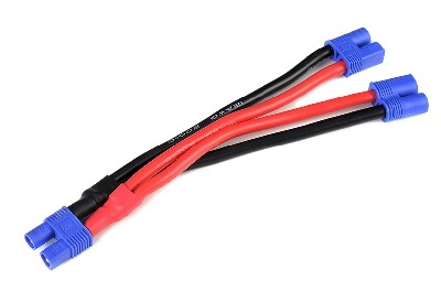 Y-kabel parallel EC3, silicone kabel 14AWG, 15cm afbeelding