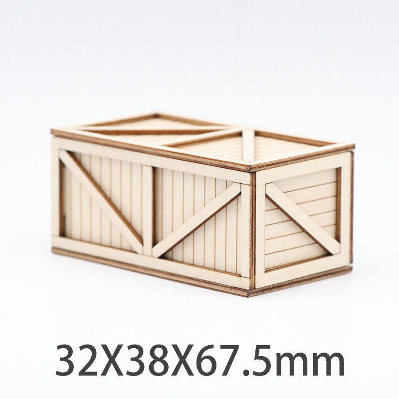 TopRC - 1/18 Wooden Box (32x38x67.5mm) afbeelding