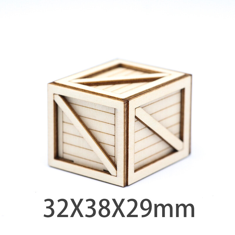 TopRC - 1/18 Wooden Box (32x38x29mm) afbeelding