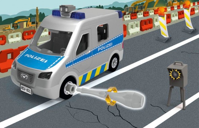 Revell Junior Kit Police Van afbeelding