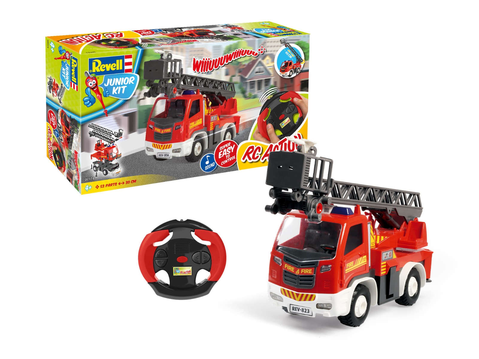 Revell 1/20 Junior Kit RC Fire Ladder met geluid