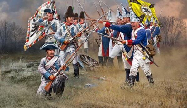 Revell 1/72 Seven Years War Austrian + Prussian Infantry