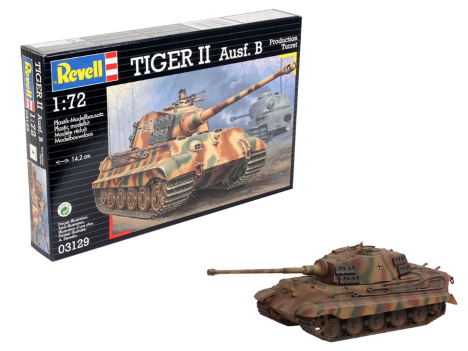 Revell 1/72 Tiger II Ausf. afbeelding
