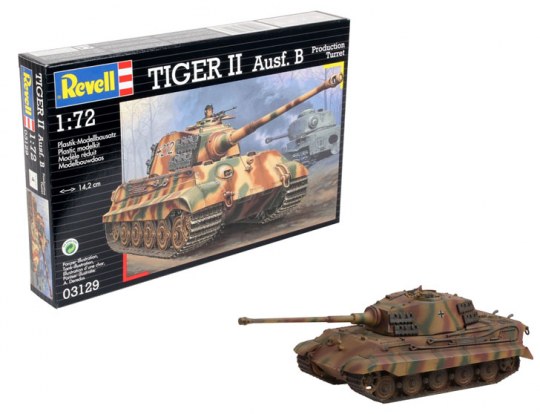 Revell 1/72 Tiger II Ausf. B Model-set afbeelding