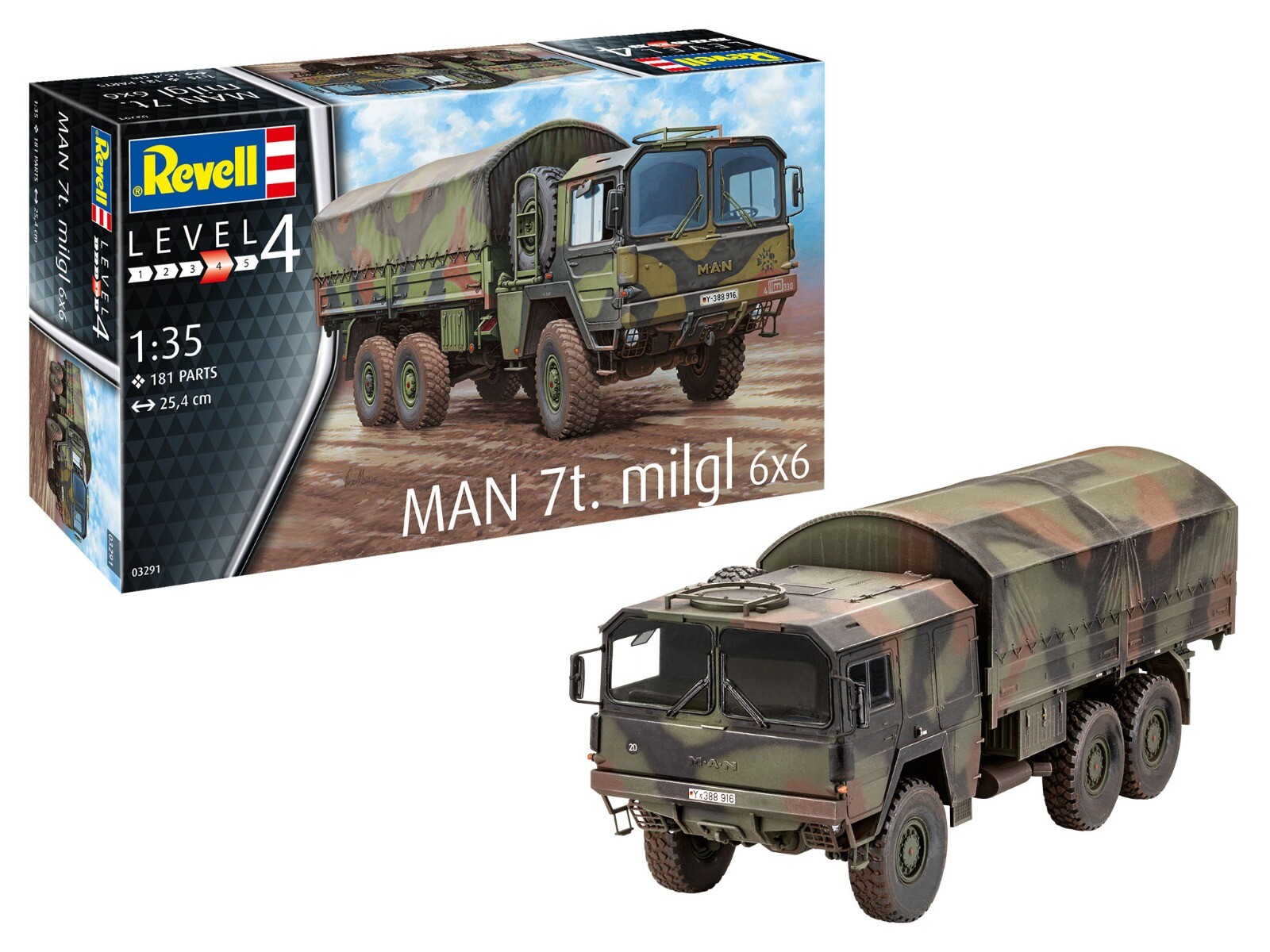 Revell 1/35 MAN 7T. Milgl 6x6 afbeelding