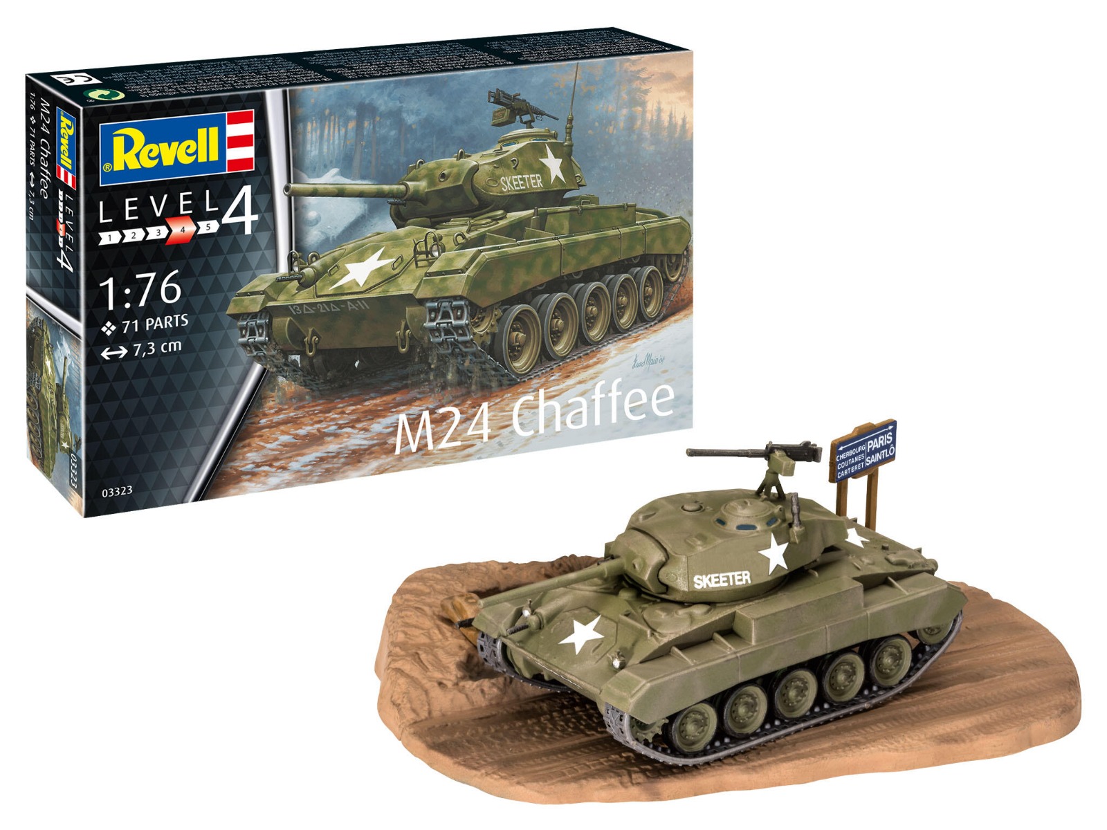 Revell 1/76 M-24 Chaffee afbeelding