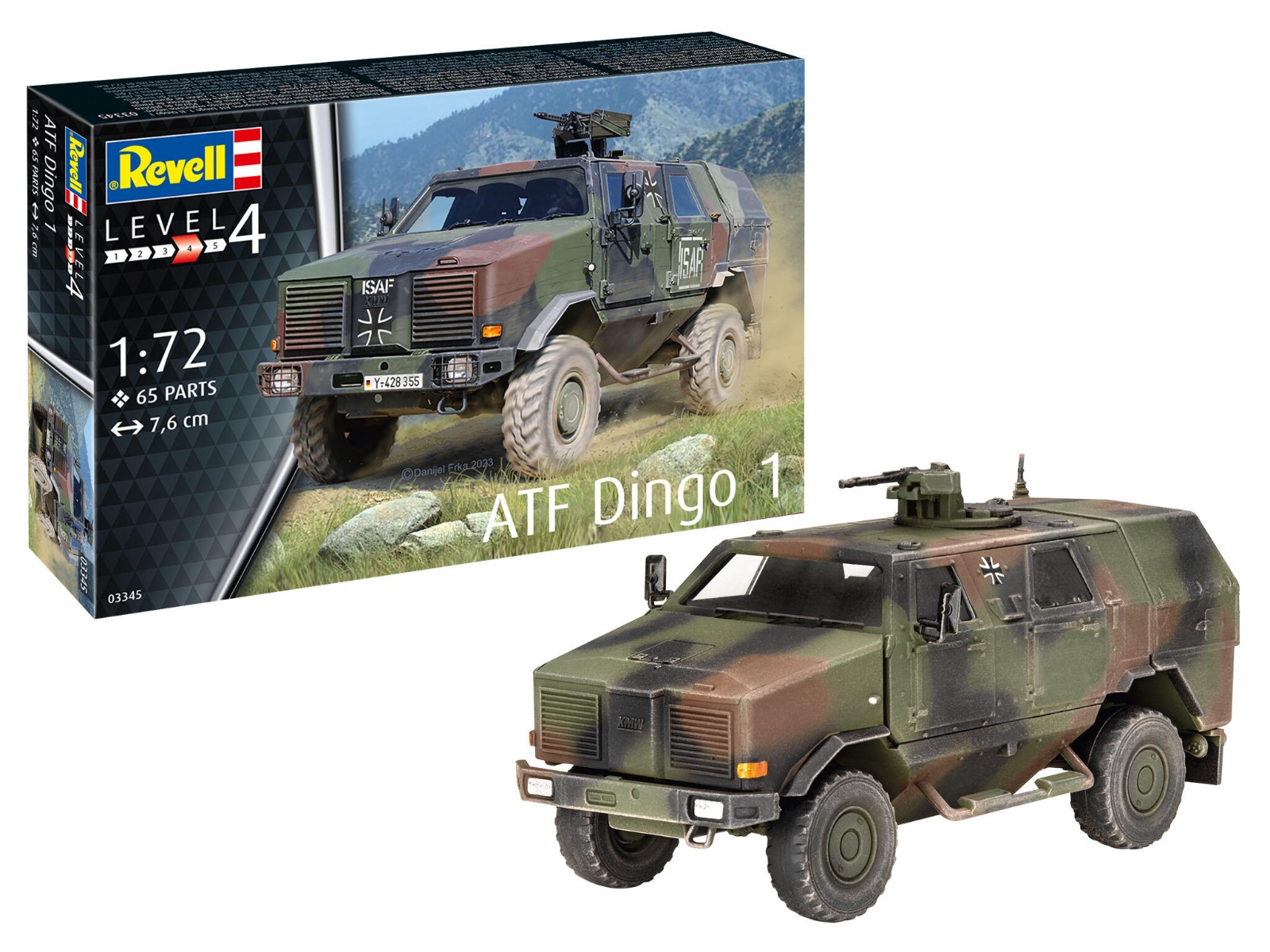 1:72 Revell 03345 ATF Dingo 1 Military Vehicle Plastic kit