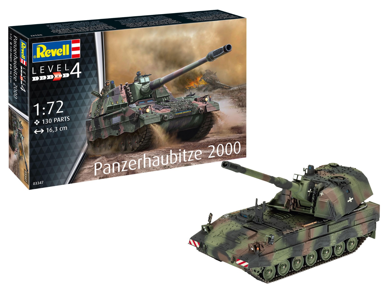 1:72 Revell 03347 Panzerhaubitze 2000 Plastic kit