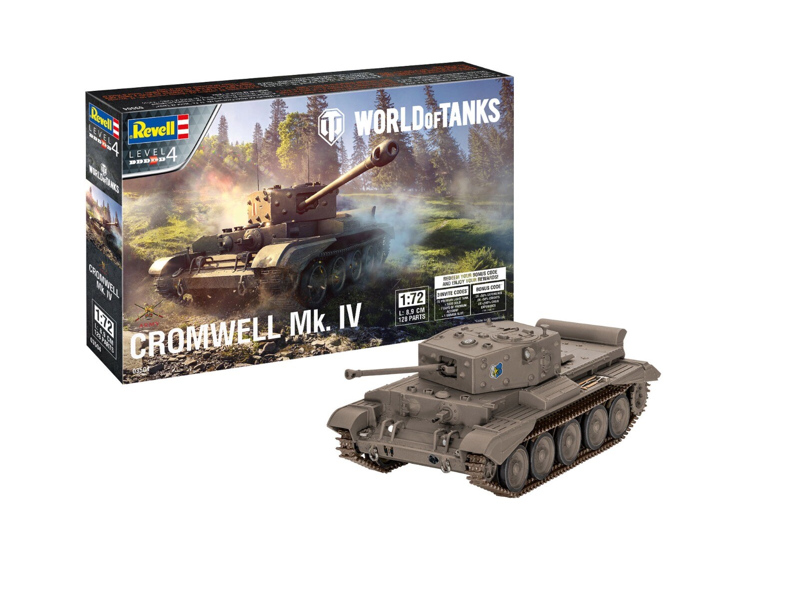 Revell 1/72 World of Tanks Cromwell Mk. IV afbeelding