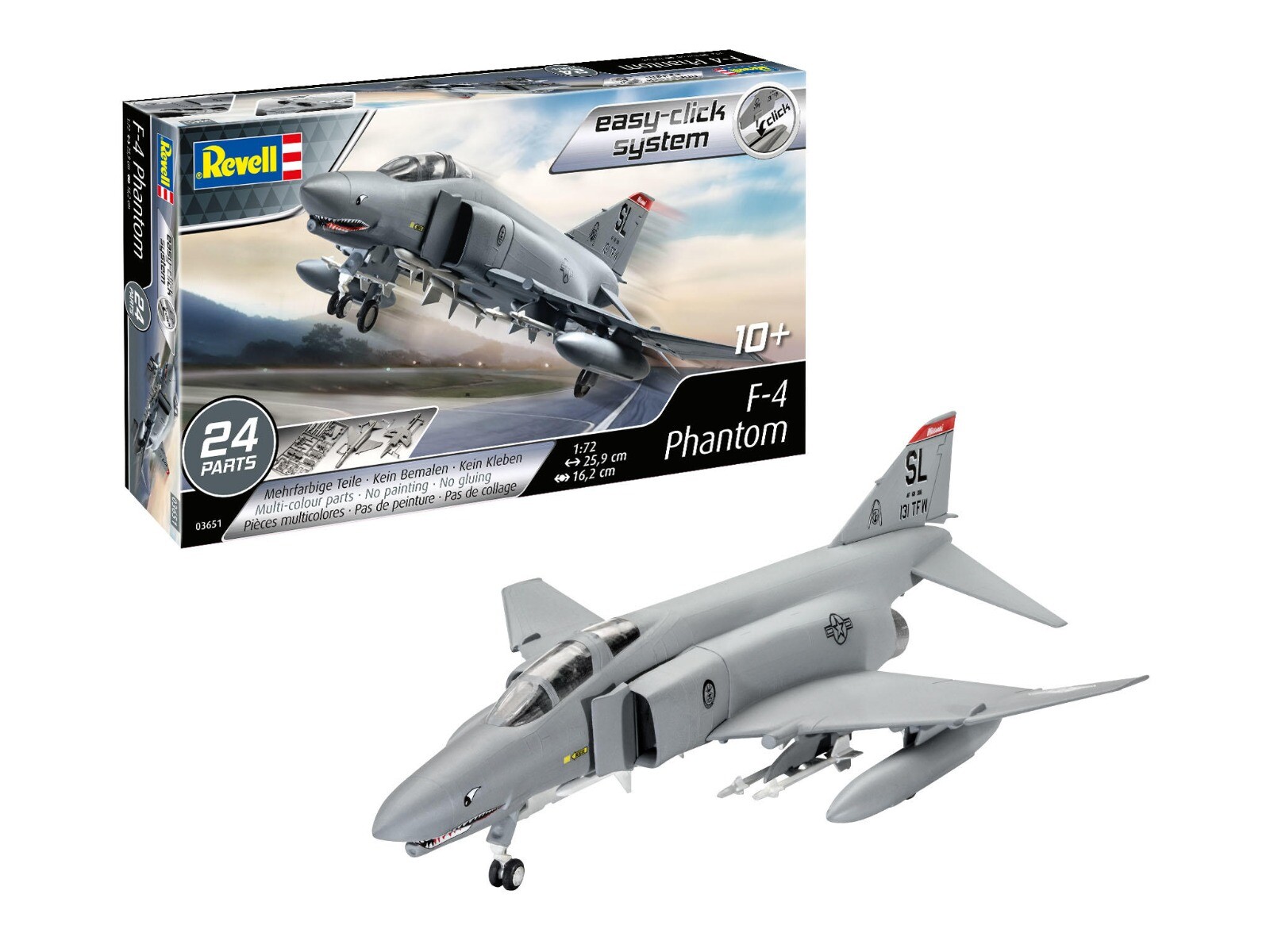 Revell 1/72 F-4 Phantom - Easy Click afbeelding