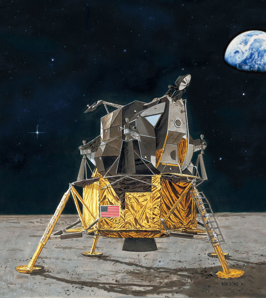 Revell 1/48 Apollo 11 Lunar Module Eagle - Model Set afbeelding