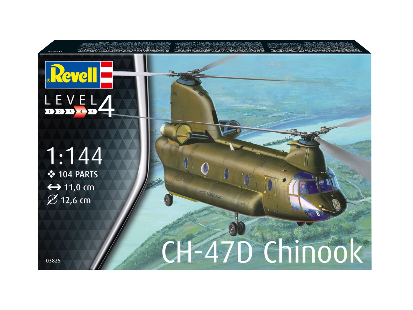 Revell 1/144 CH-47D Chinook Model-set