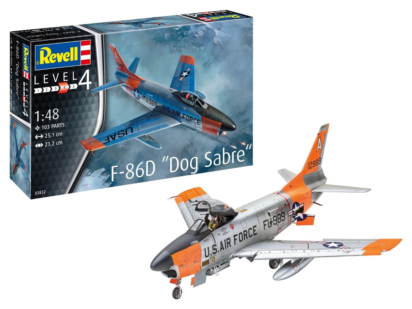 1:48 Revell 63832 F-86D Dog Sabre - Model Set Plastic kit