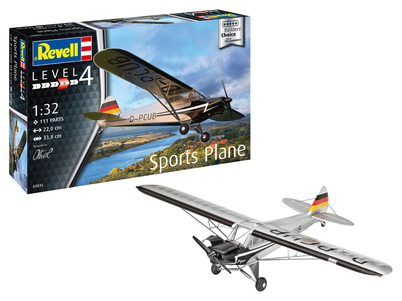 Revell 1/32 Sports Plane afbeelding