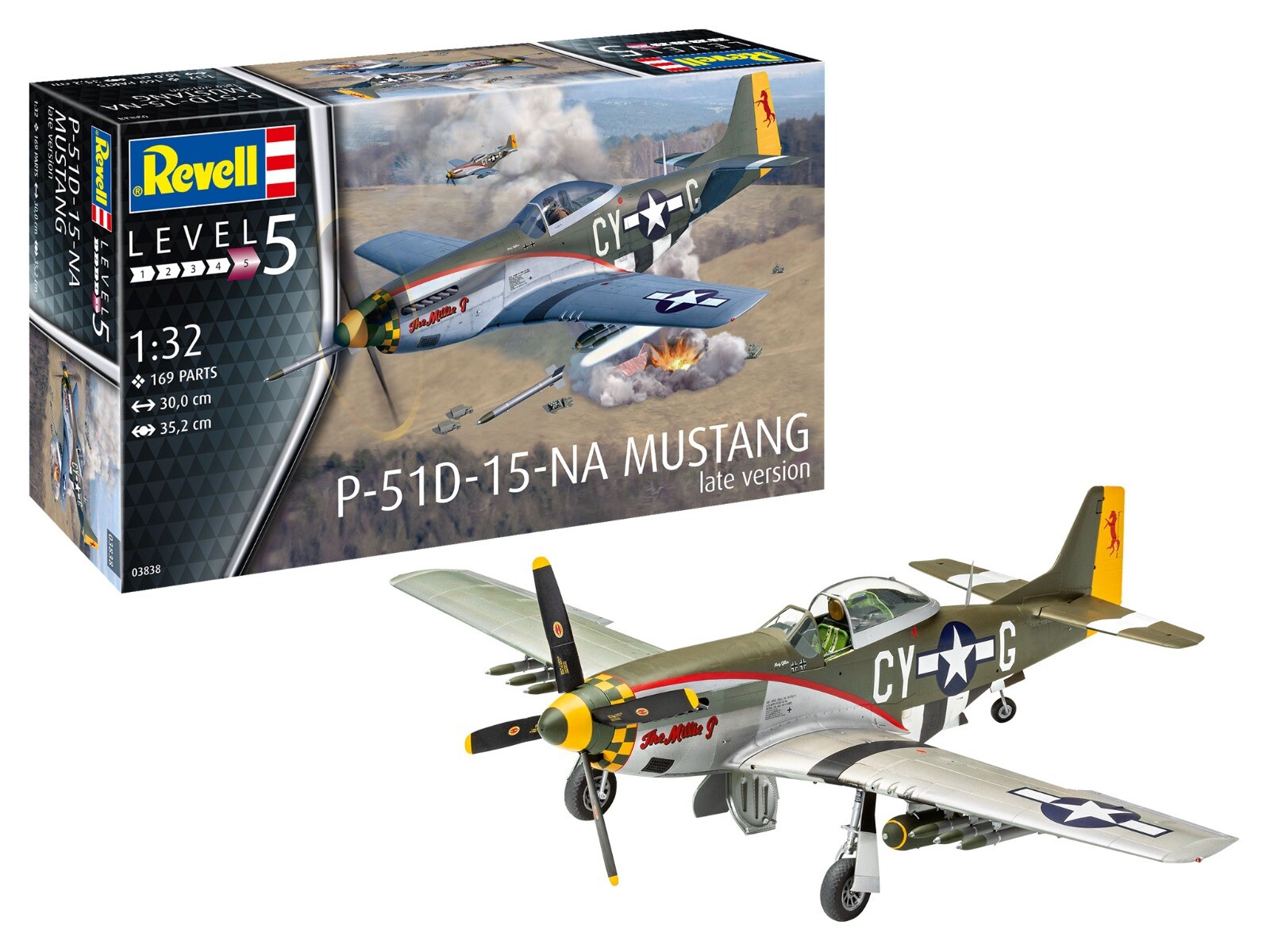Revell 1/32 P-51D-15NA Mustang (Late Version) afbeelding