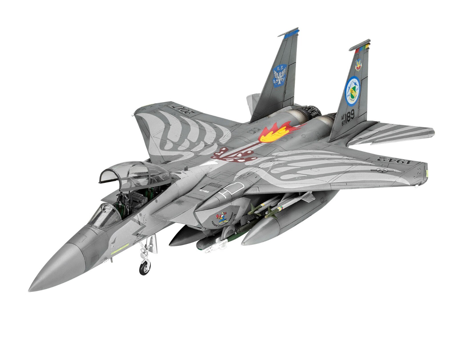 1:72 Revell 63841 F-15E Strike Eagle Jetfighter Plane - Model Set Plastic kit
