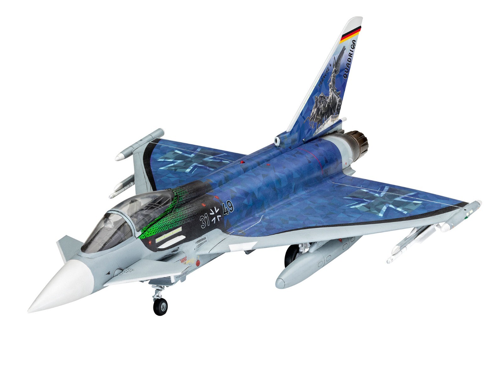 Revell 1/72 Eurofighter Luftwaffe 2020 ''Quadriga'' Model-set