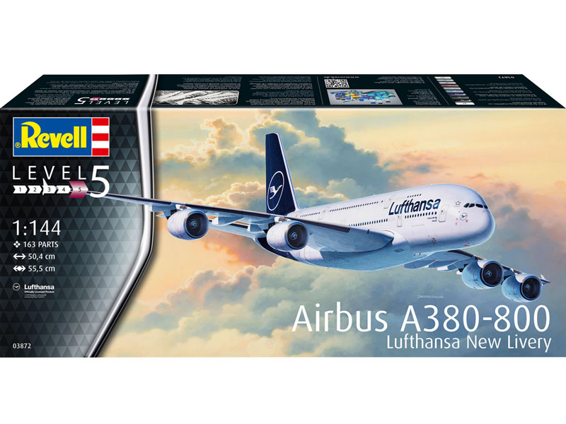 Revell 1/144 Airbus A380-800 Lufthansa New Livery afbeelding