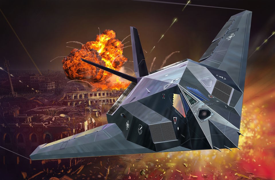 Revell 1/72 F-117A Nighthawk - Lockheed Martin afbeelding