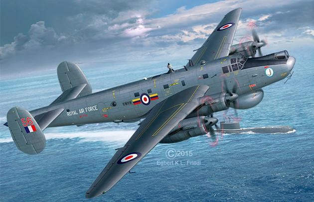 Revell 1/72 Avro Shackleton MK.2 AEW afbeelding