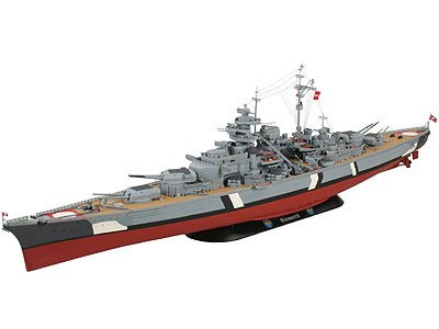 Revell 1/350 Battleship Bismarck afbeelding