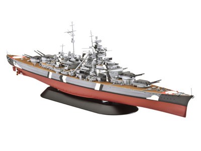 Revell 1/700 Battleship Bismarck - TopRC