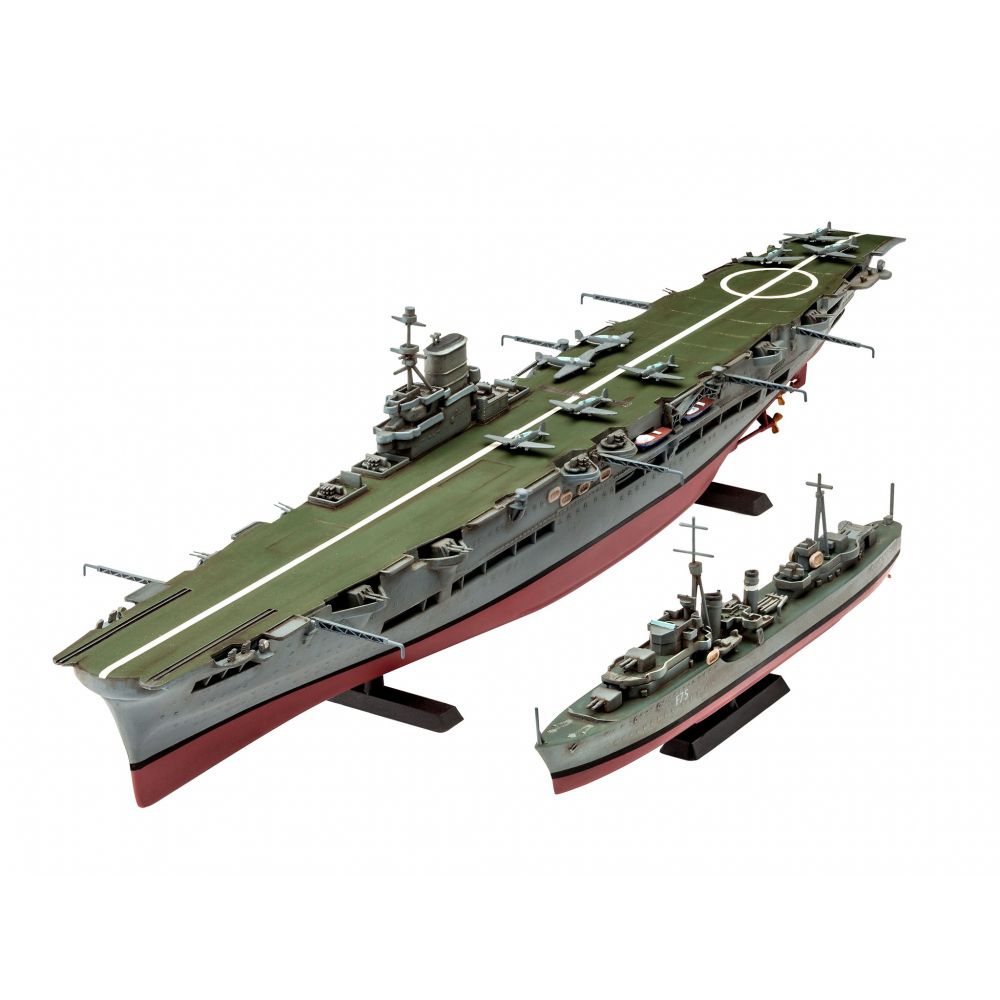 Revell 1/720 HMS Ark Royal & Tribal Class afbeelding