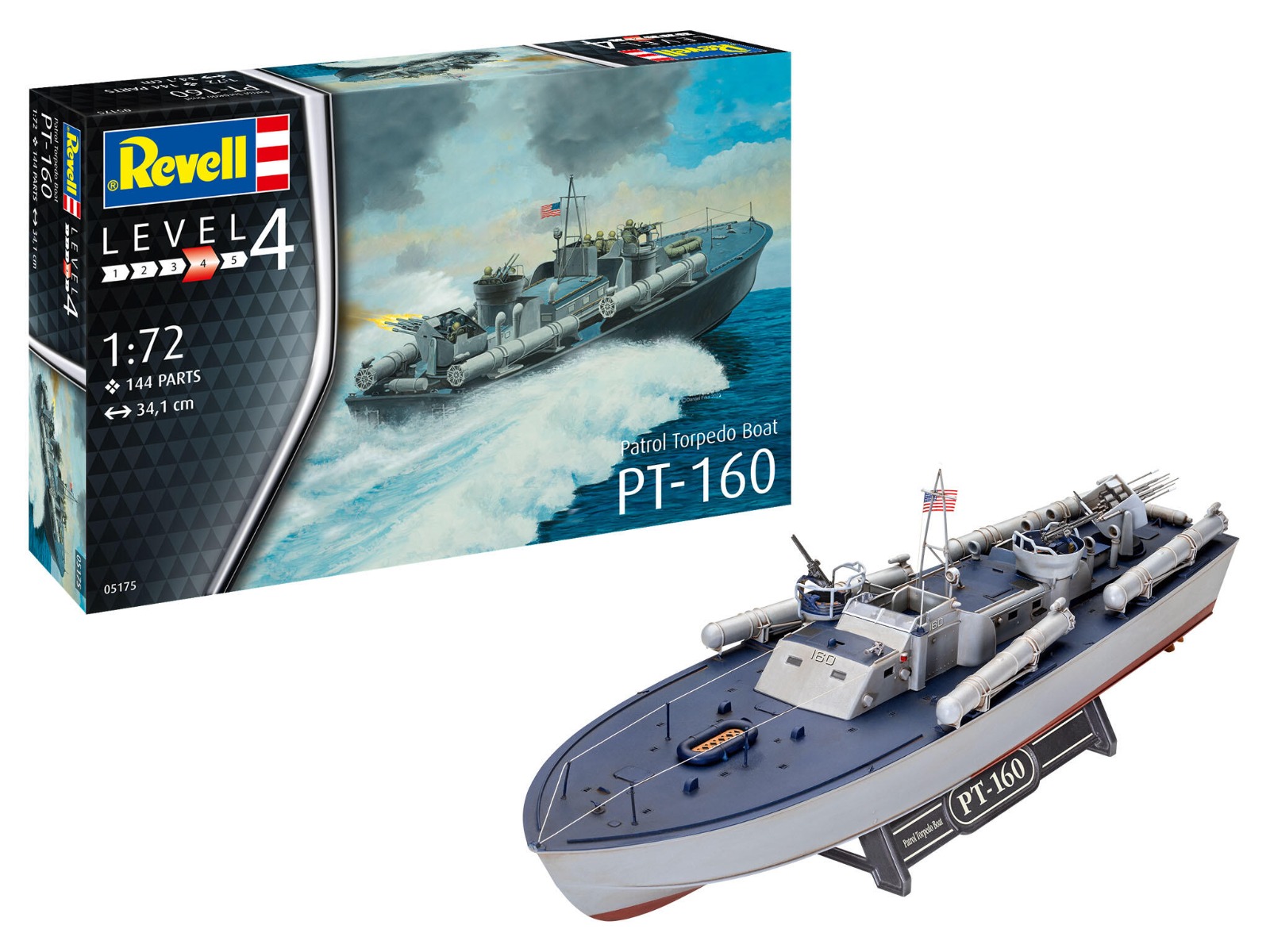 Revell 1/72 Patrol Torpede Boat PT-160 afbeelding