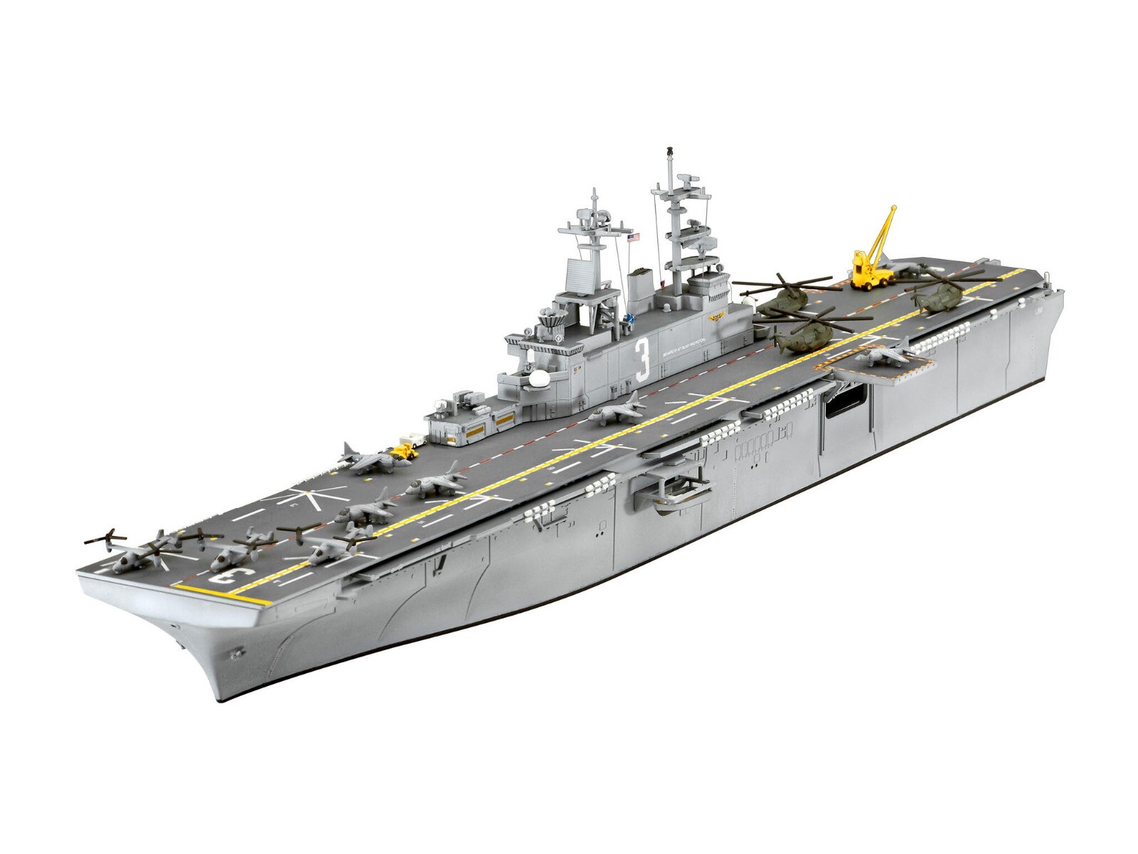 1:700 Revell 05178 Assault Carrier USS WASP CLASS Plastic kit