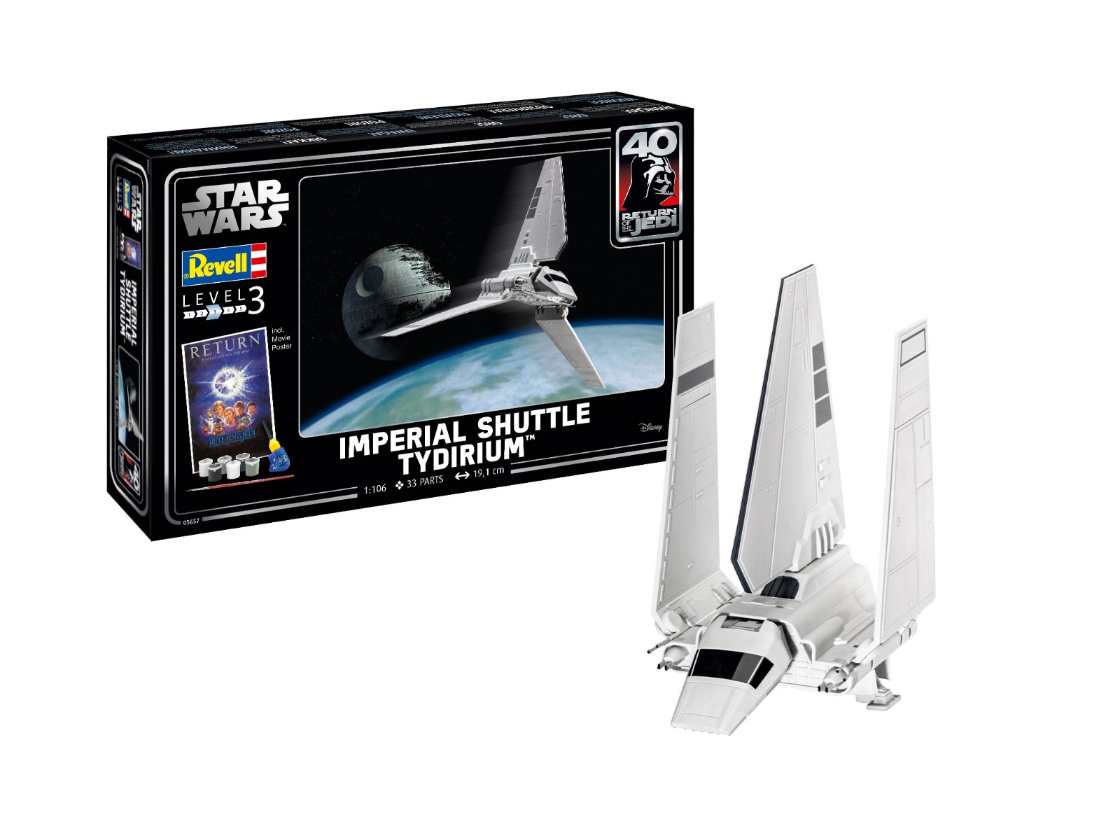 Revell 1/106 Star Wars Imperial Shuttle Tydirium - Gift Set afbeelding