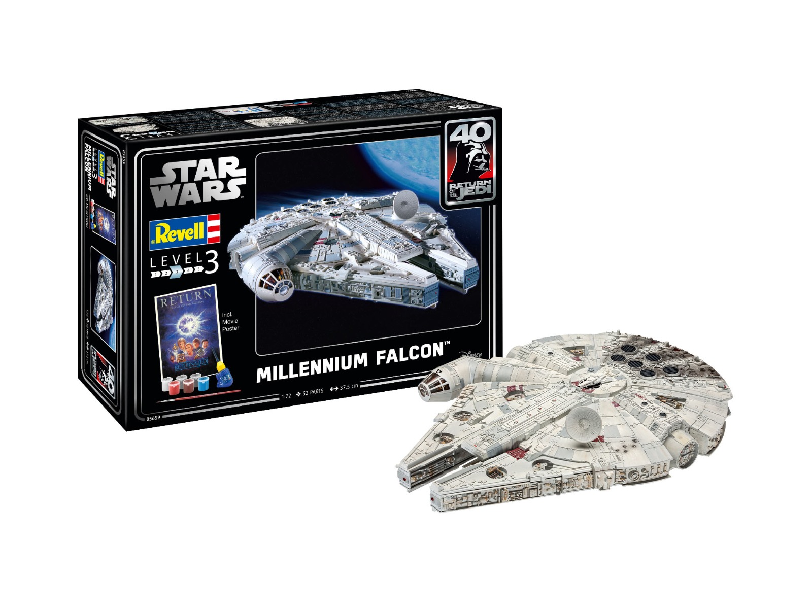 Revell 1/72 Star Wars Millennium Falcon - Gift Set afbeelding