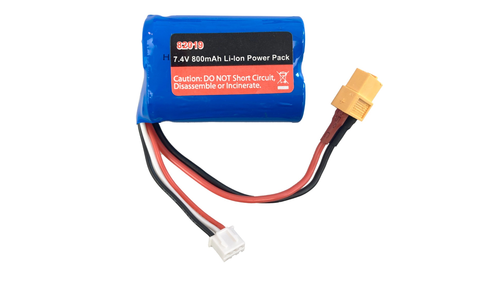Joysway - 7,4V Li-Ion Accu 800mAh met XT60 connector Joysway - 7,4V Li-Ion Accu 800mAh met XT60 connector