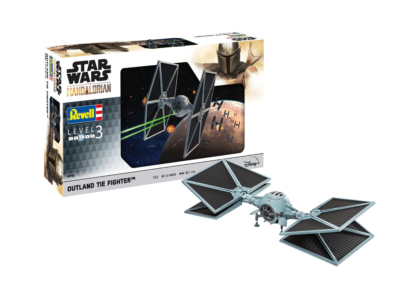 Revell Star Wars The Mandalorian ''Outland Tie Fighter'' afbeelding