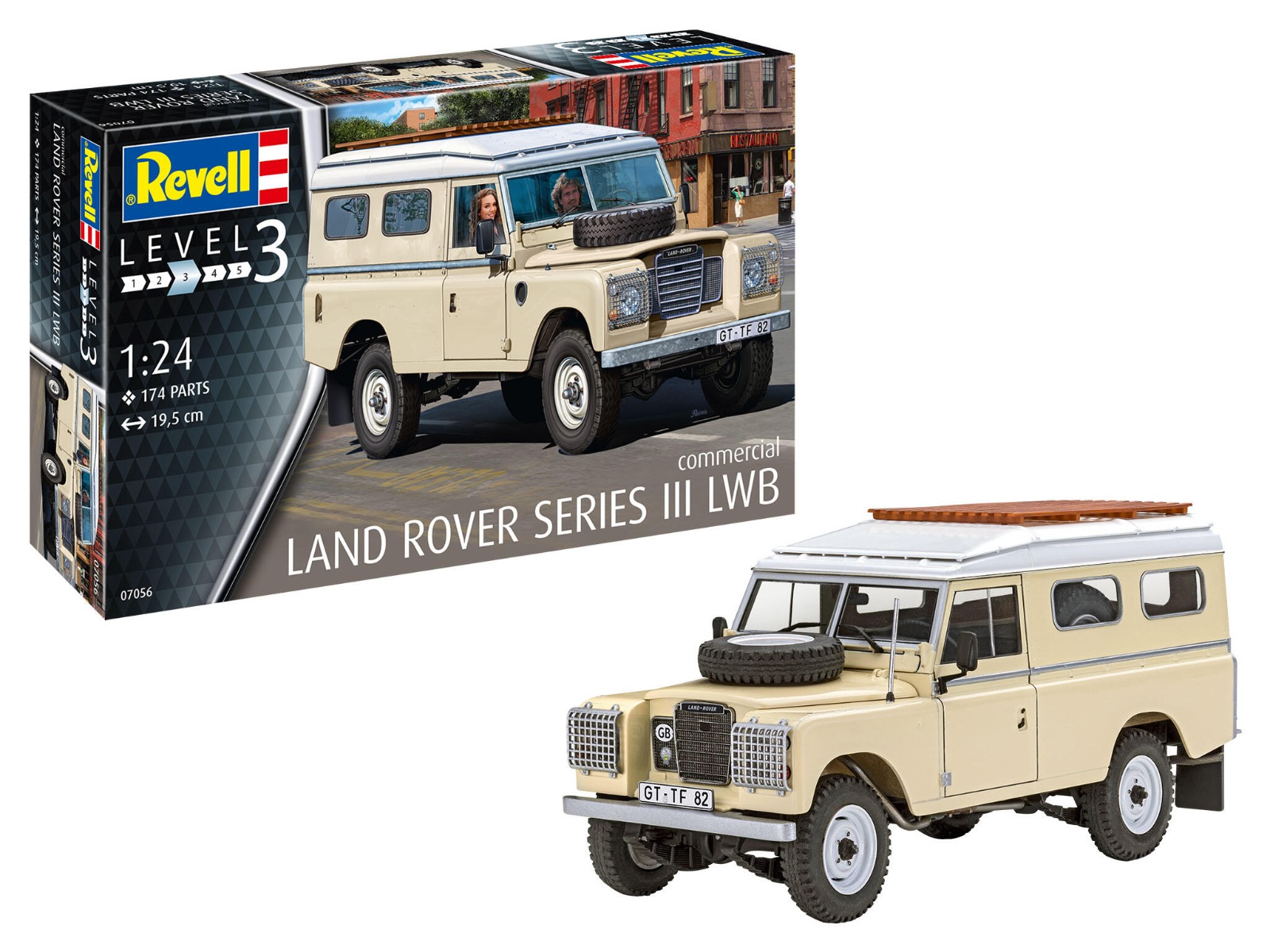 1:24 Revell 07056 Land Rover Series III LWB - Commercial Vehicle Plastic kit