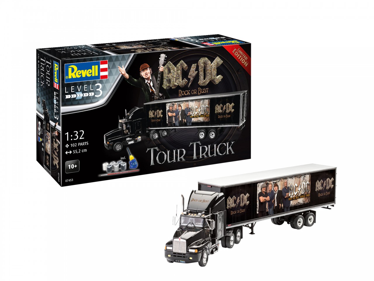 Revell 1/32 AC/DC Limited Edition Truck + Trailer afbeelding