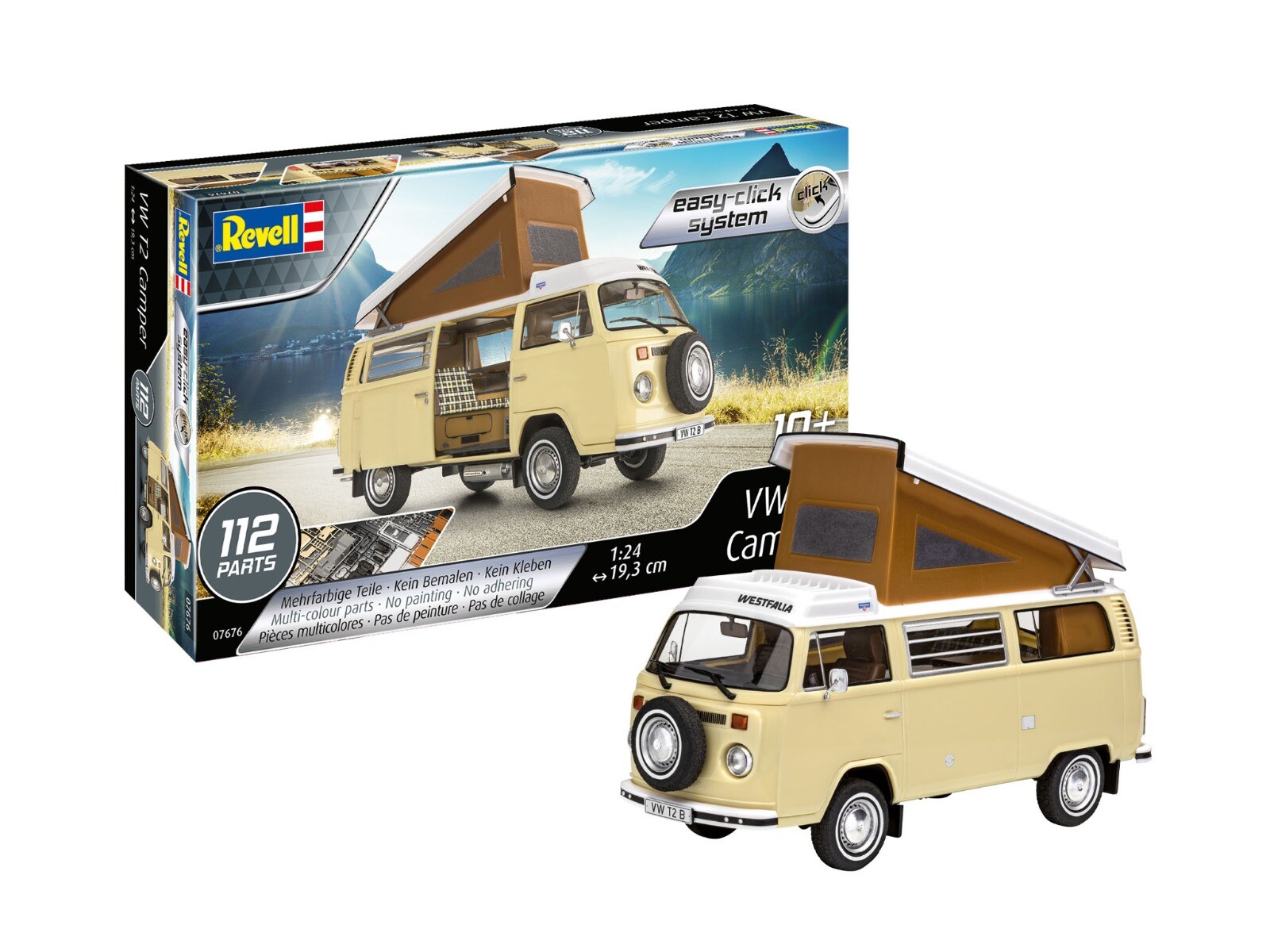 Revell 1/24 Volkswagen T2 Camper afbeelding