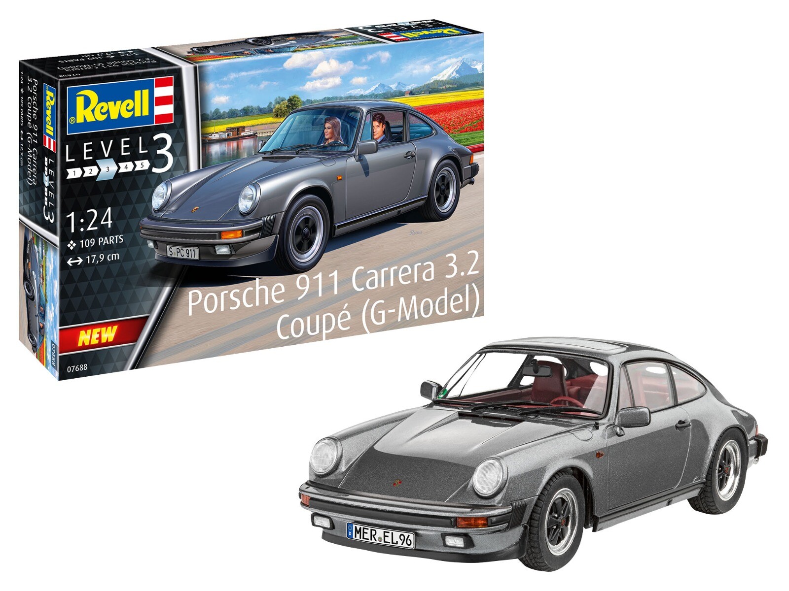 Revell 1/24 Porsche 911 Carrera 3.2 Coupe (G-model)