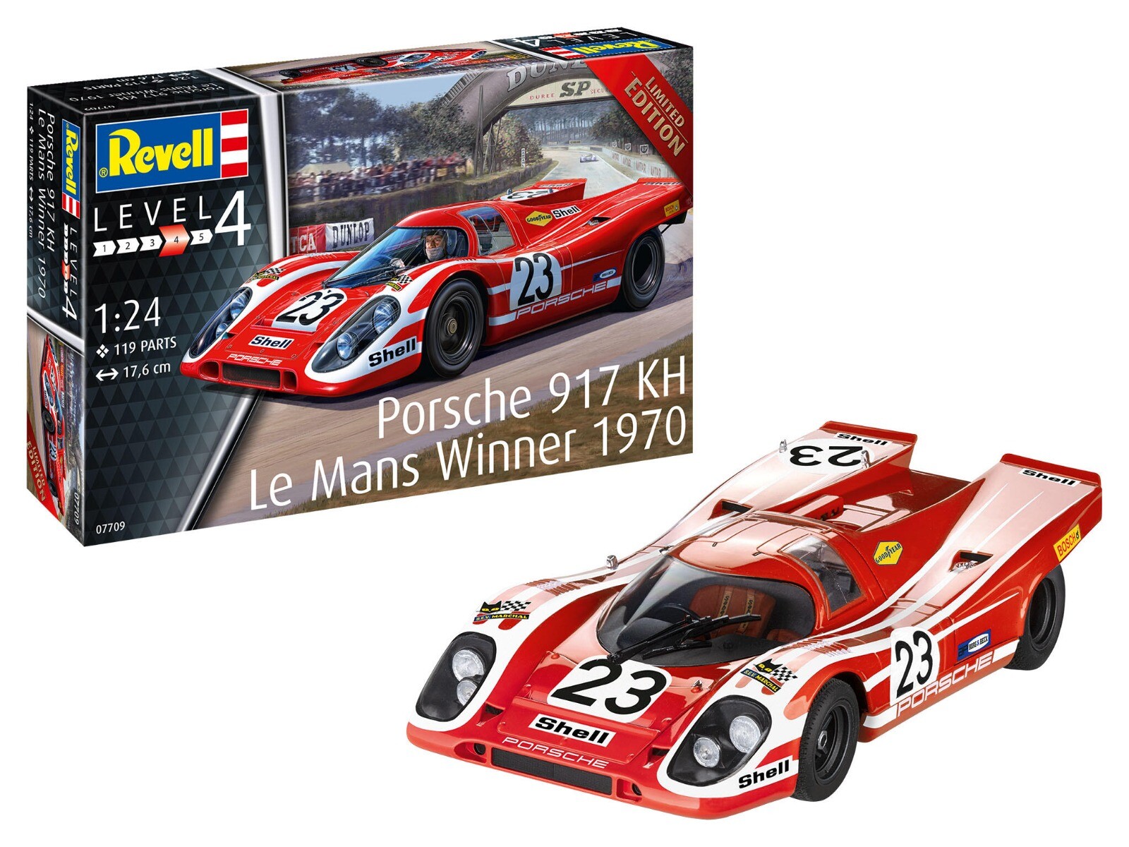 1:24 Revell 07709 Porsche 917K Le Mans Winner 1970 Plastic kit