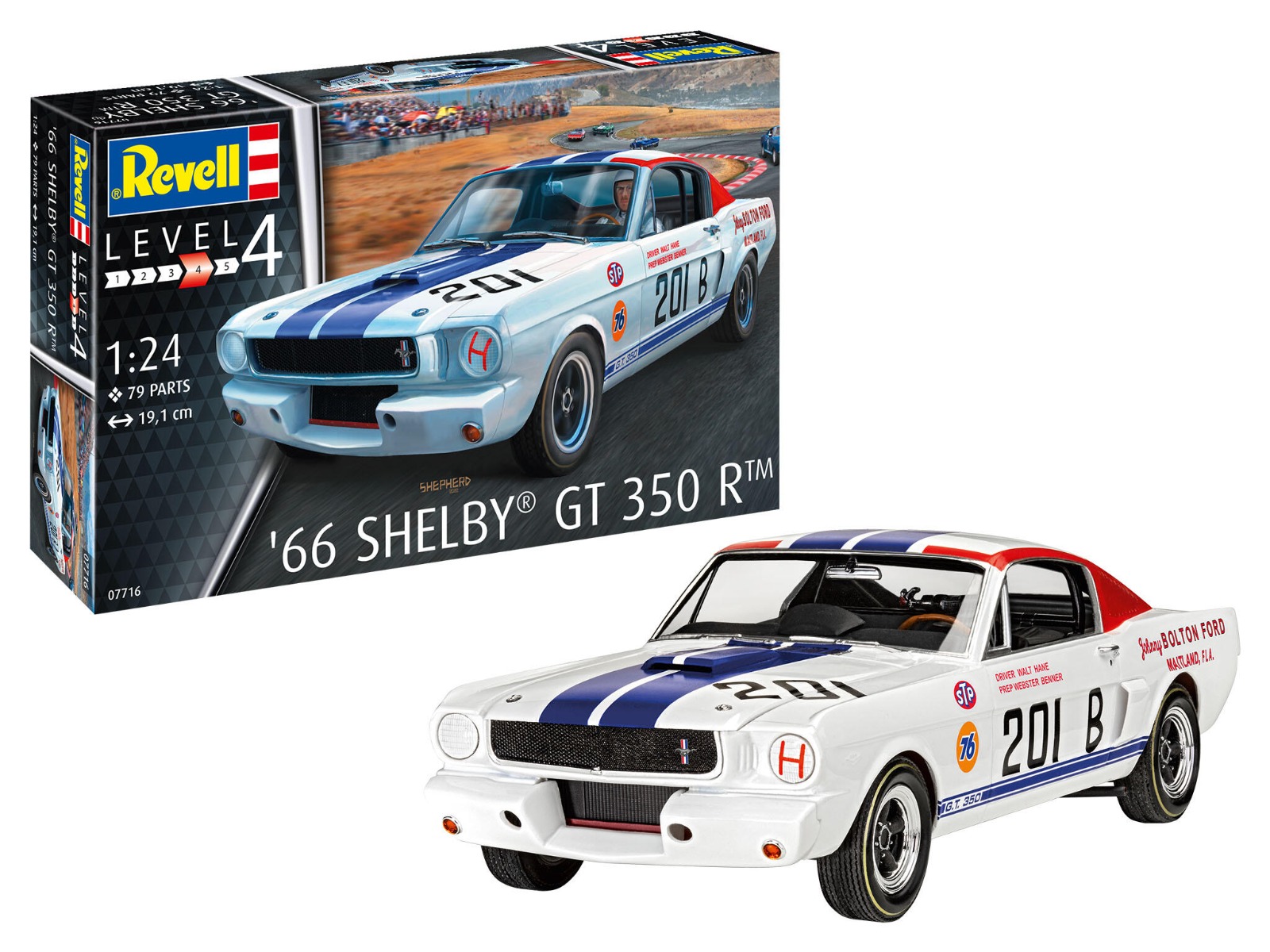 1:24 Revell 07716 1965 Shelby GT 350 R Auto Plastic kit
